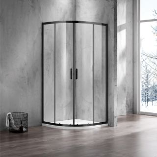 Душевое ограждение Azario MILTON AZ-ND2142 1000 Black